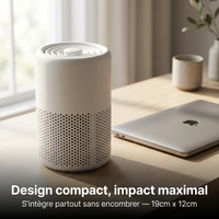 Purificateur d'Air Compact — Filtre HEPA | Air Sain à la Maison