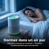 Purificateur d'Air Compact — Filtre HEPA | Air Sain à la Maison